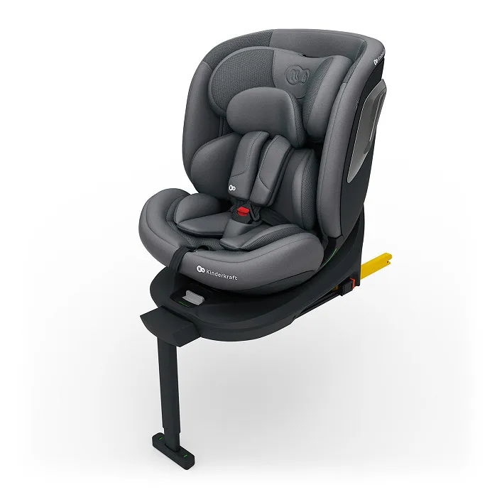 KINDERKRAFT Fotelik Samochodowy I-360 2 PLUS I-Size Grey