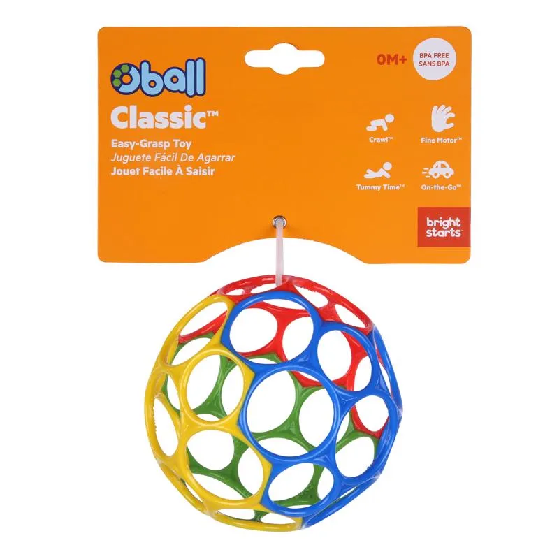 OBALL 10340-6 Piłka Classic 10 cm Wielokolorowa 0m