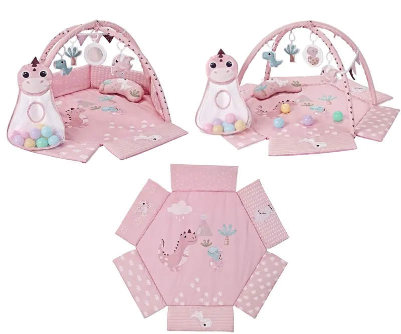 MILLY MALLY 6829 TinyMini CC9881 Mata Edukacyjna Dino Pink