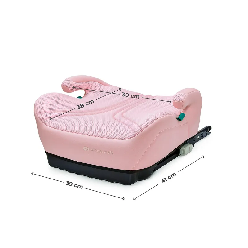 KINDERKRAFT Fotelik Samochodowy I-BOOST 2 PRO Róż