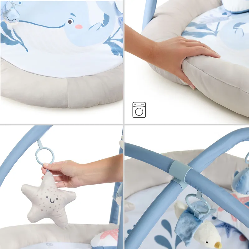 KINDERKRAFT Mata Edukacyjna COZYPLAY Nordic Breeze
