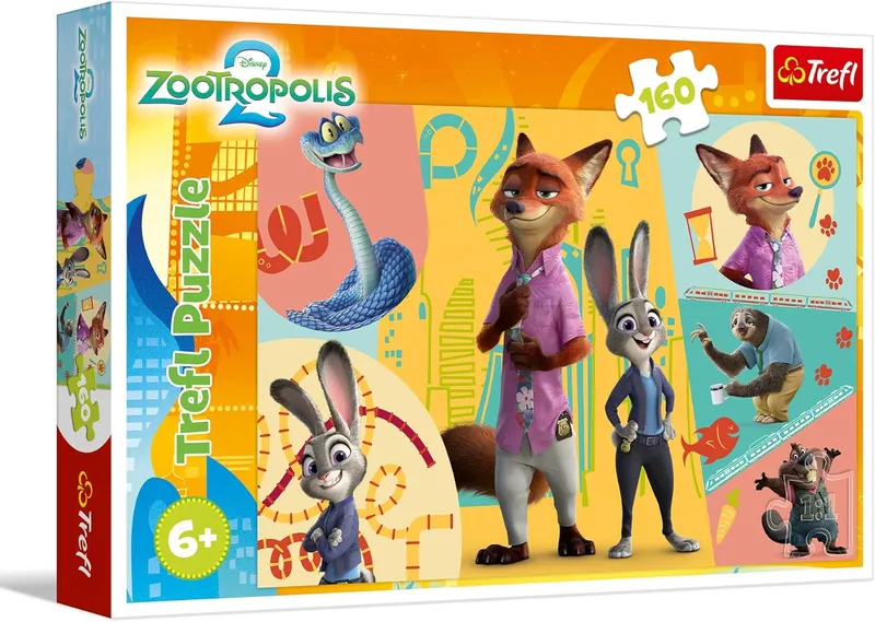 TREFL 15429 Puzzle 160 Razem W Zootopii