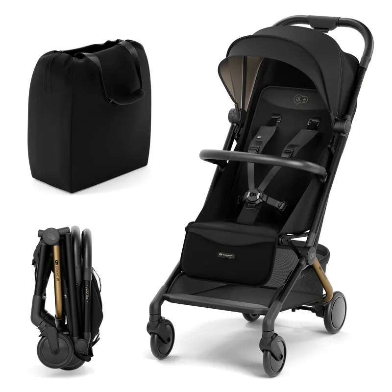 KINDERKRAFT Wózek Spacerowy (Kabinowy) PILOT 2 Mindnight Black