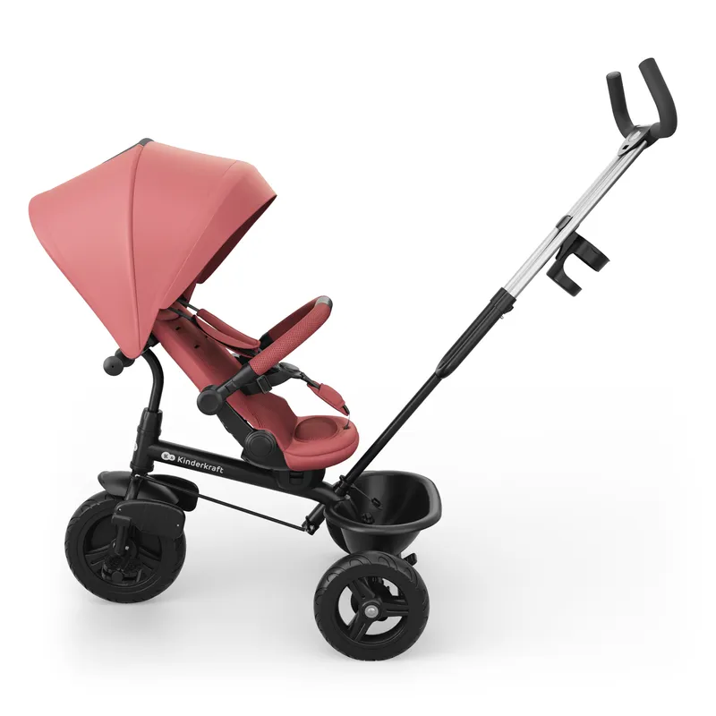 KINDERKRAFT Rowerek Trójkołowy ASTON 2 PLUS Pink