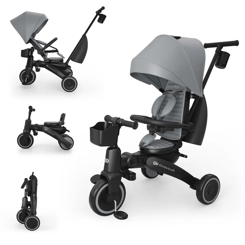 KINDERKRAFT Rowerek Trójkołowy JAZZ 3 Grey