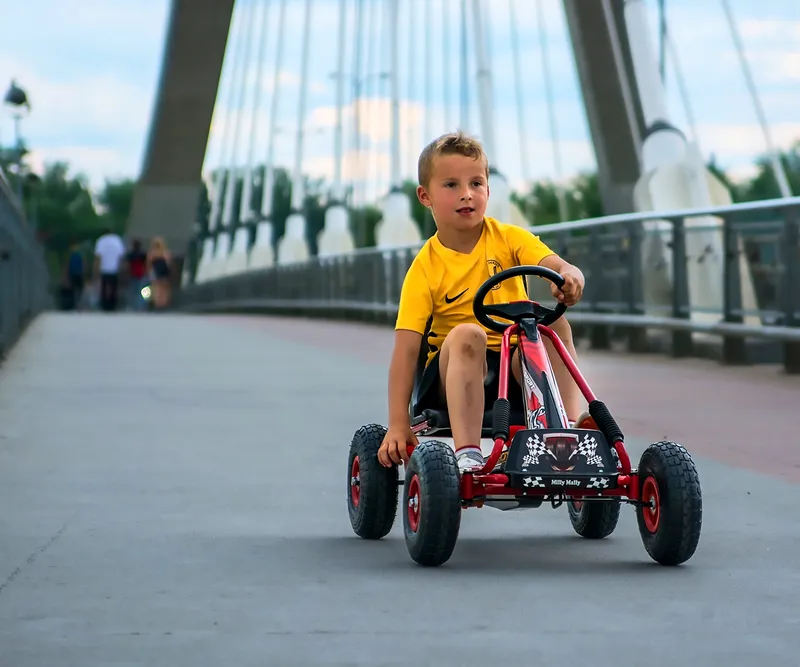 MILLY MALLY 3170 Gokart Na Pedały Thor Blue