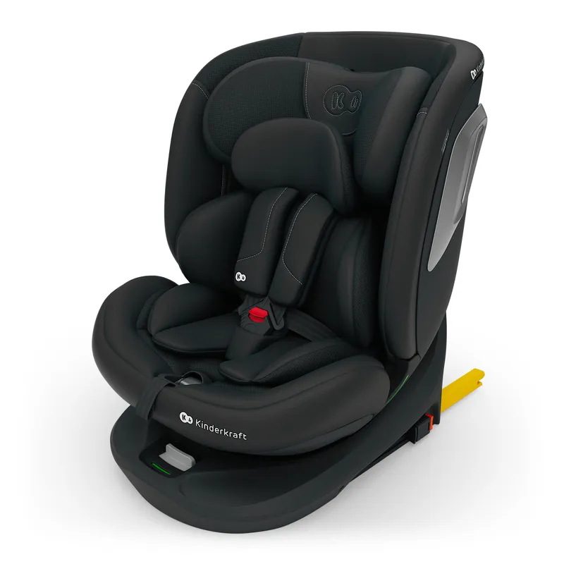 KINDERKRAFT Fotelik Samochodowy I-GROW 2 PLUS I-Size Black