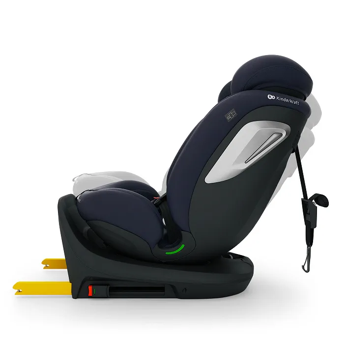 KINDERKRAFT Fotelik Samochodowy I-GROW 2 PLUS I-Size Navy