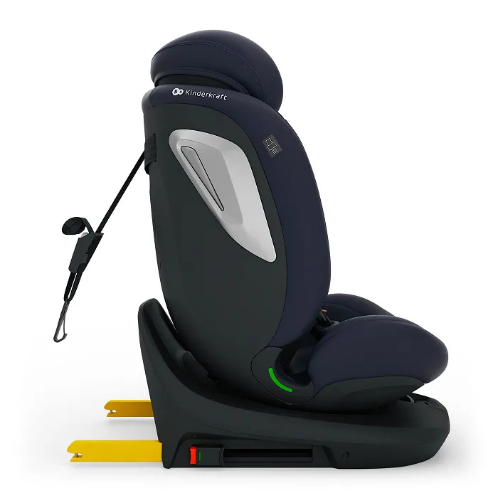 KINDERKRAFT Fotelik Samochodowy I-GROW 2 PLUS I-Size Navy