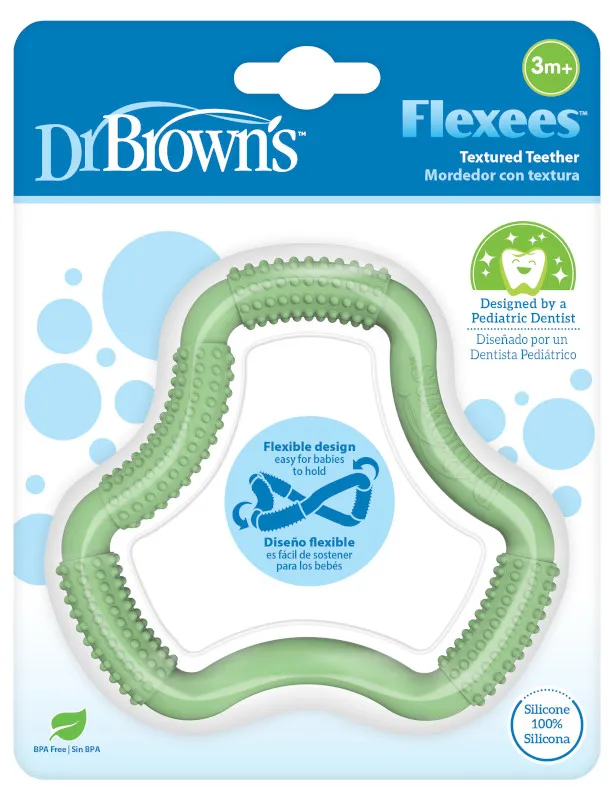 Dr.Browns TE109 Gryzak FLEXEES - Zielony