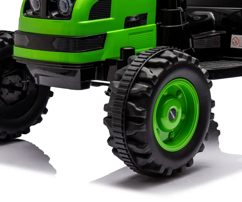 MILLY MALLY 5739 Pojazd Na Akumulator Traktor Z Przyczepą Farmer Green