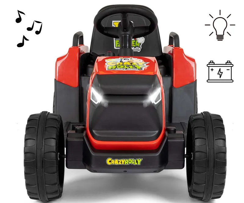 MILLY MALLY 6834 Pojazd Na Akumulator Rolly Red (Akumulator 12)