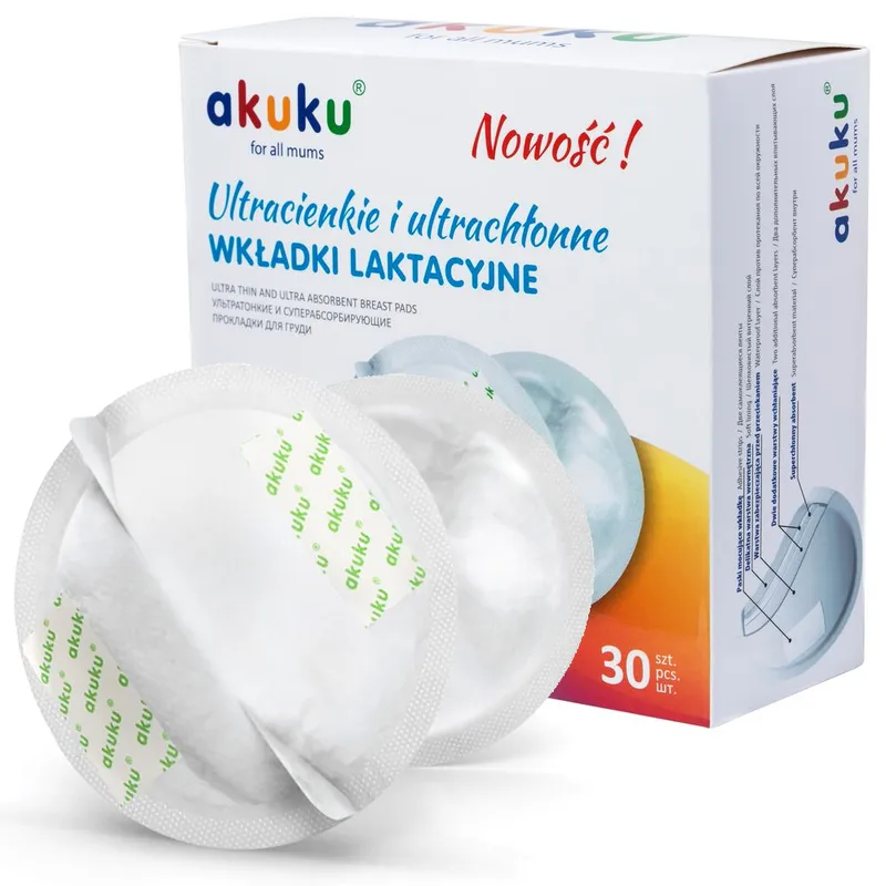 AKUKU A0354 Wkładki Laktacyjne Ultracienkie