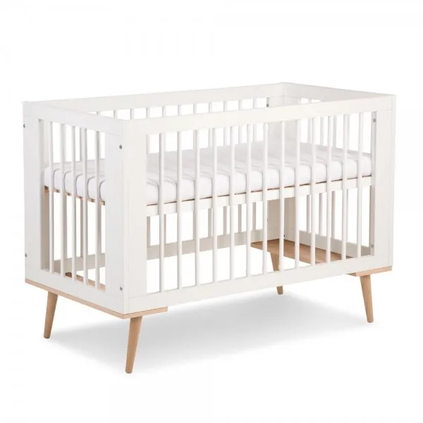 KLUPŚ Łóżeczko SOFIE 120x60 - Białe