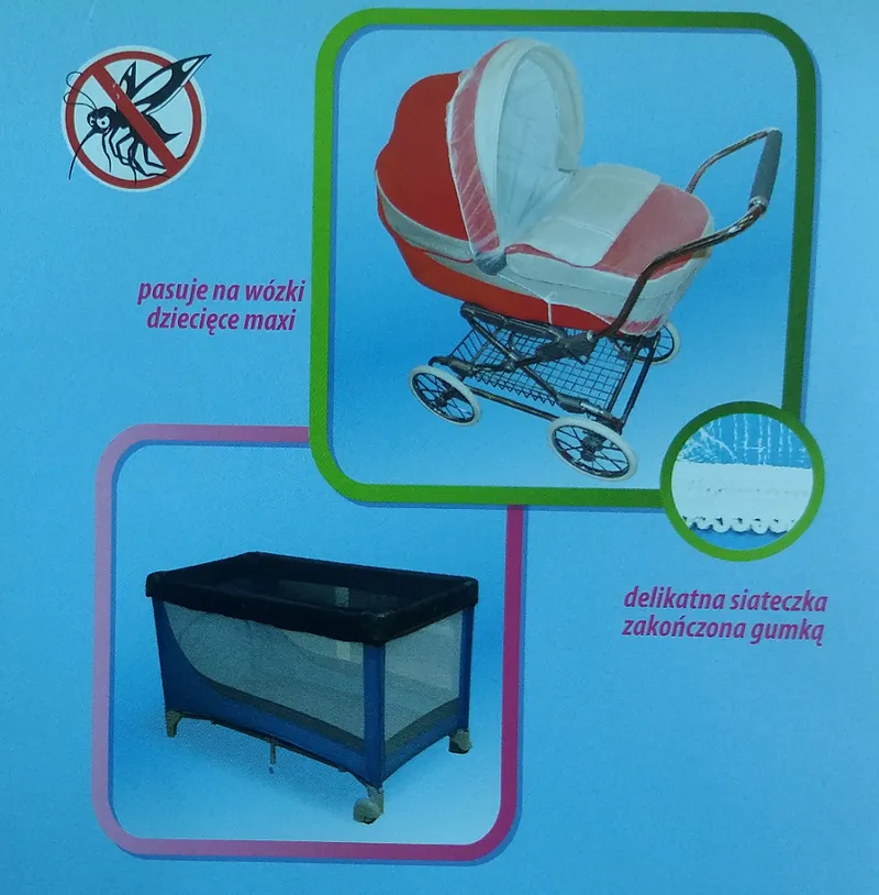 TOPGAL 210767 Moskitiera Do Łóżeczka Turystycznego - Czarna