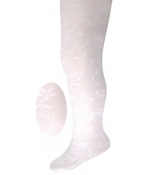 MILUSIE 1252 Rajstopy DZ Lycra Wzór Siatka