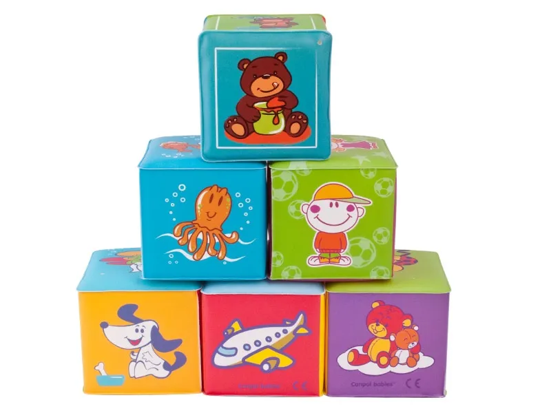 CANPOL 2/817 Kostka Edukacyjna Miękka 6szt