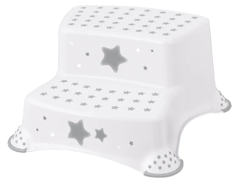 KEEEPER 10031 IGOR STARS Podest Dwustopniowy Antypoślizgowy Kosmiczny - Biały