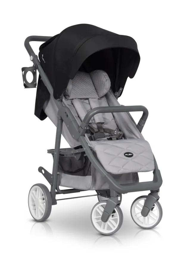 EURO-CART Wózek Dziecięcy FLEX Antracite