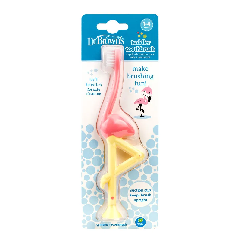 Dr.Browns HG058 Szczoteczka Do Zębów Dla Niemowląt Flaming