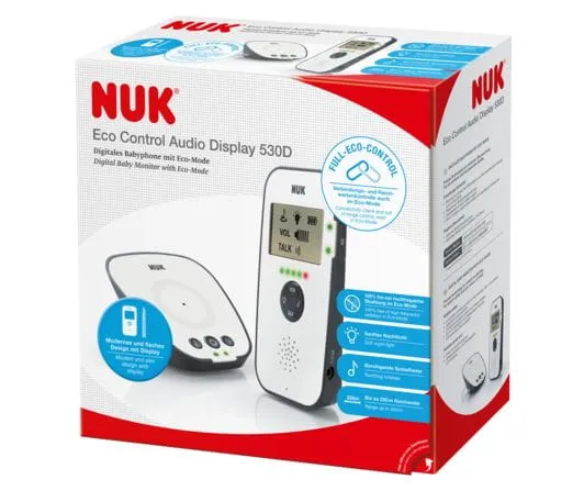 NUK 256439 Niania Elektroniczna ECO CONTROL AUDIO DISPLAY 530D