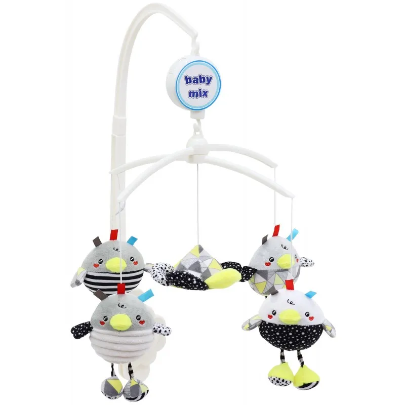 BABY MIX 43414 Karuzela Pluszowa Kurczaki TK/478M