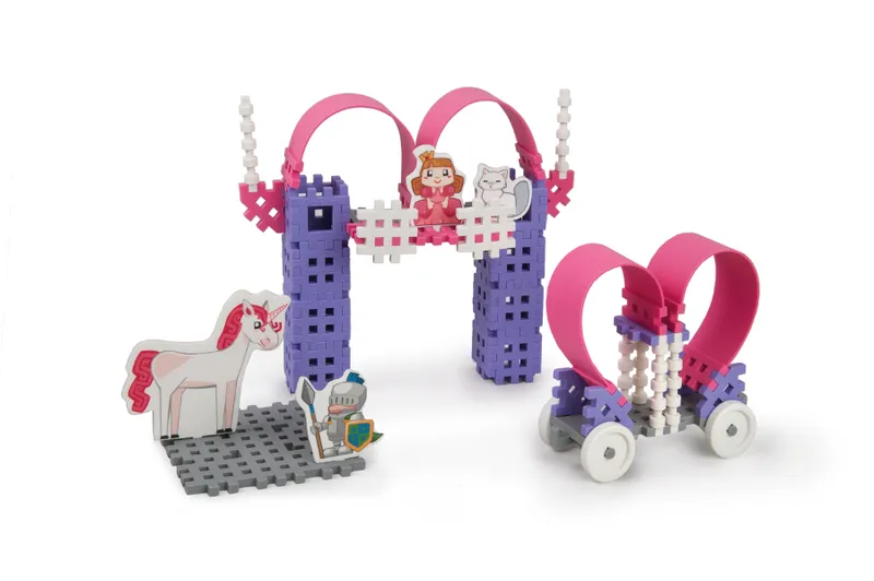 MARIOINEX 902493 Klocki Waffle Mini-Księżniczka Średnia