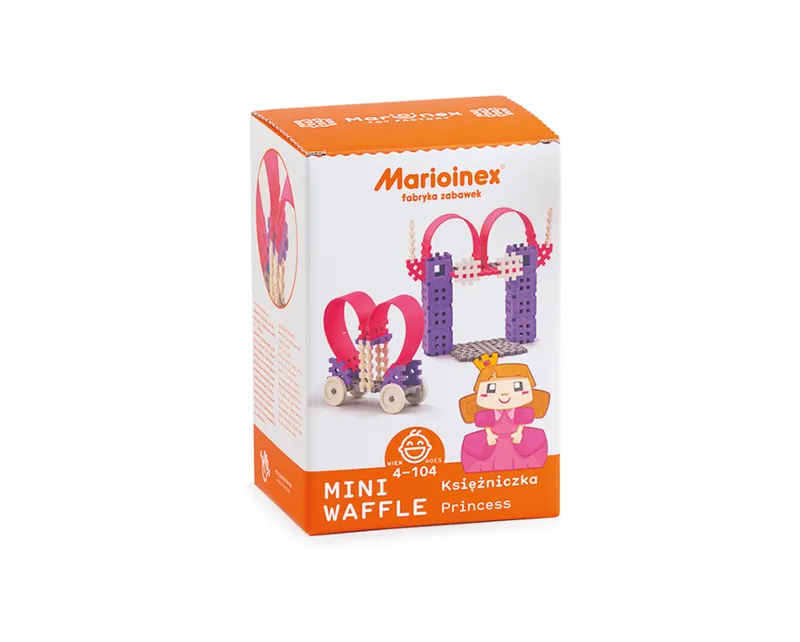 MARIOINEX 902493 Klocki Waffle Mini-Księżniczka Średnia