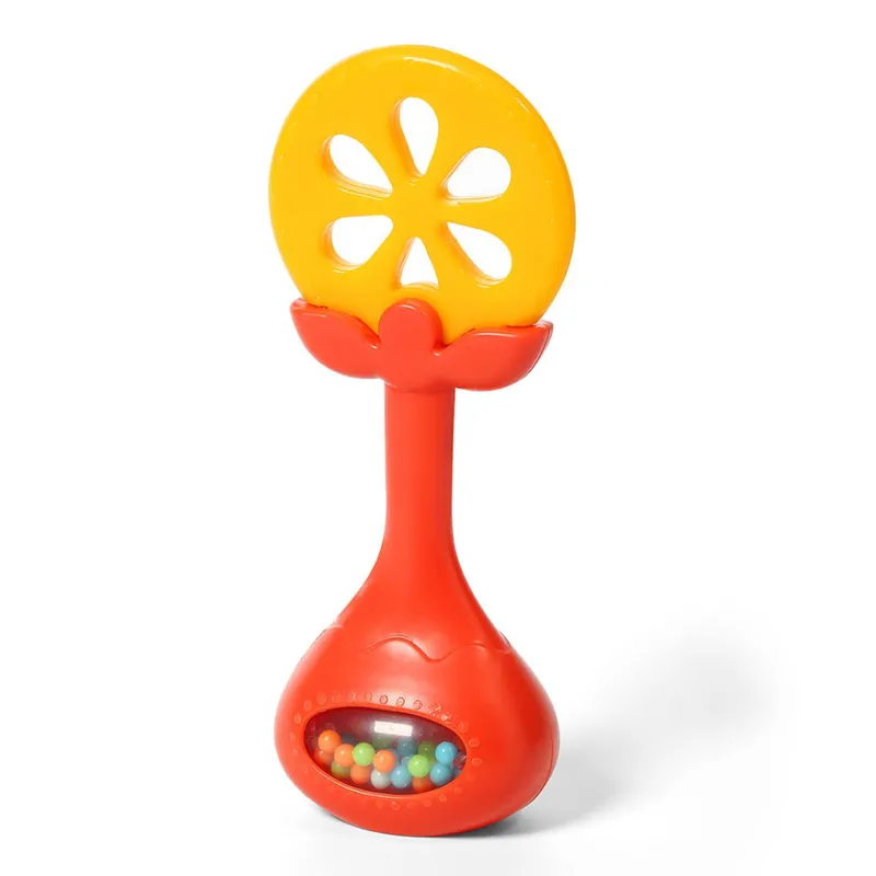 B.O.499/01 Edukacyjny Gryzak Z Grzechotką JUICY ORANGE