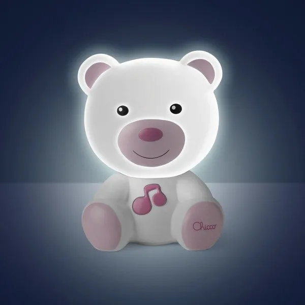 CHICCO 00009830100000 Lampka Nocna - Różowa