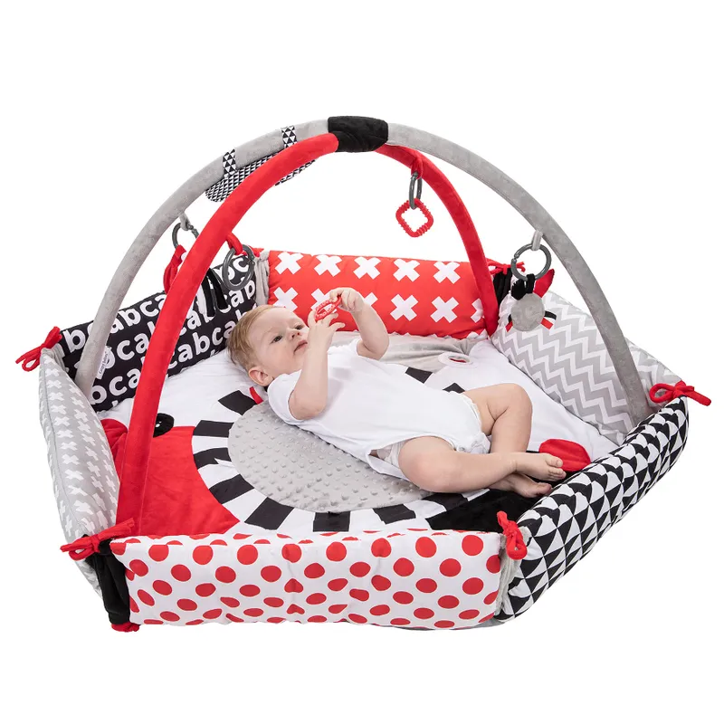CANPOL 68/077 Pluszowa Sensoryczna Mata Do Zabawy Sensory Toys