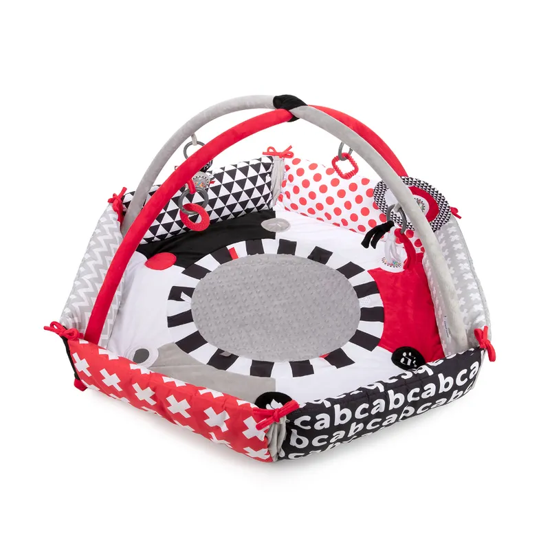 CANPOL 68/077 Pluszowa Sensoryczna Mata Do Zabawy Sensory Toys