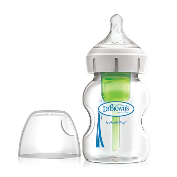 Dr.Browns WB51700 Butelka Szeroka Szyjka Szklana 150 ml OPTIONS PLUS