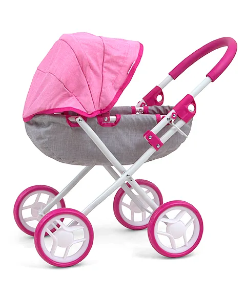 MILLY MALLY 2718 Wózek Dla Lalek Dori Prestige Pink