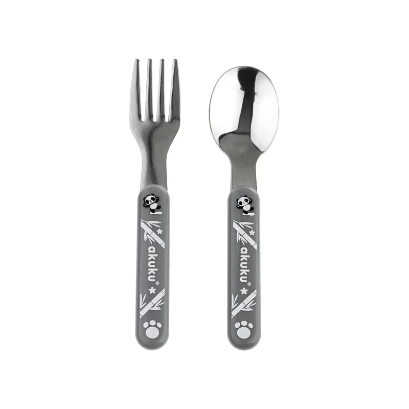 AKUKU A0100 Zestaw Sztućców Metalowych Grey