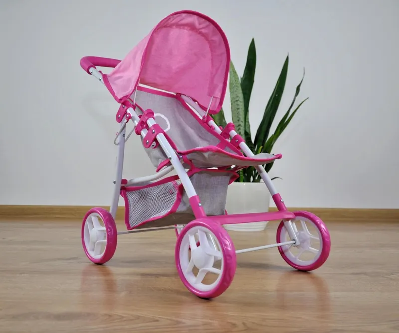 MILLY MALLY 2724 Wózek Dla Lalek Natalie Prestige Pink