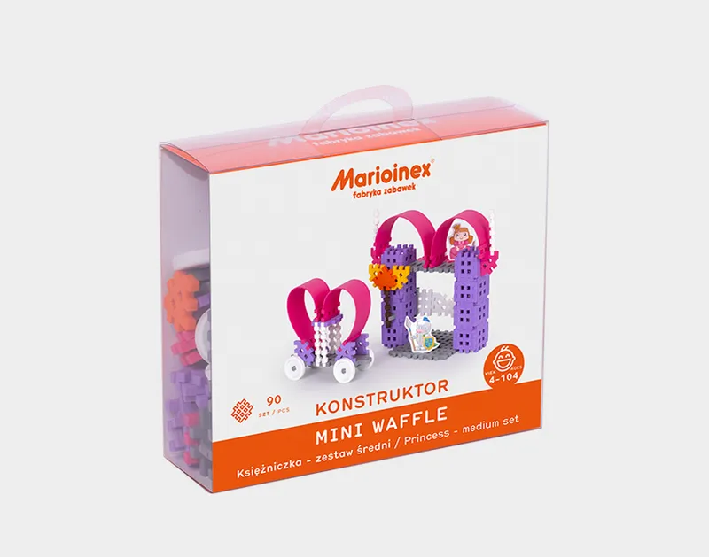 MARIOINEX 903766 Klocki Waffle Mini - Księżniczka Średnia [ Blister ]