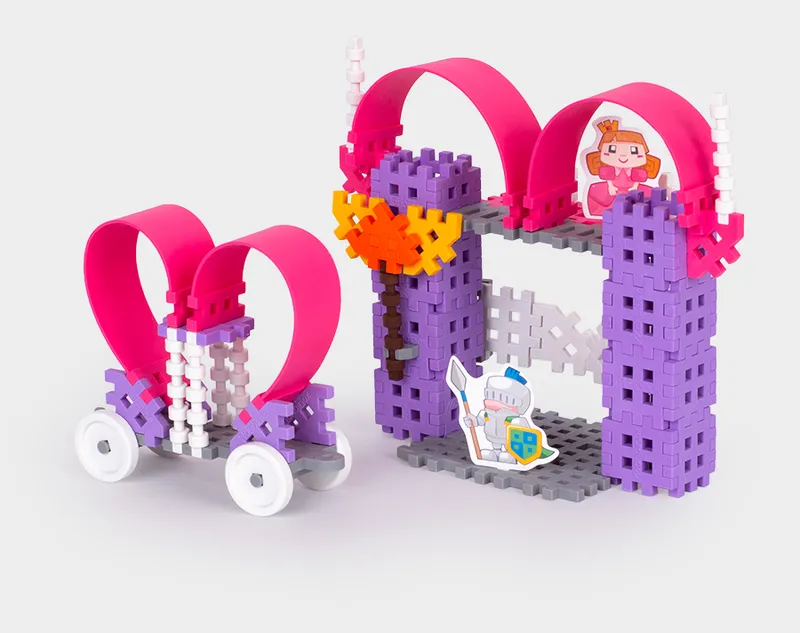 MARIOINEX 903766 Klocki Waffle Mini - Księżniczka Średnia [ Blister ]