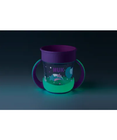 NUK 751352 Kubek Świecący W Ciemności EVOLUTION MINI MAGIC CUP NIGHT