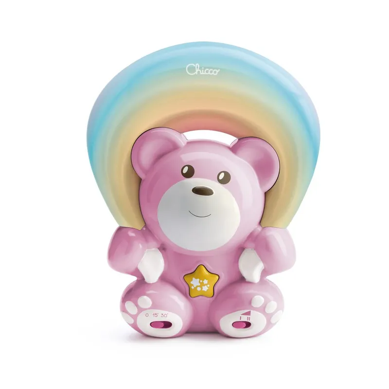 CHICCO 00010474100000 Toy Fd Rainbow Bear Pink