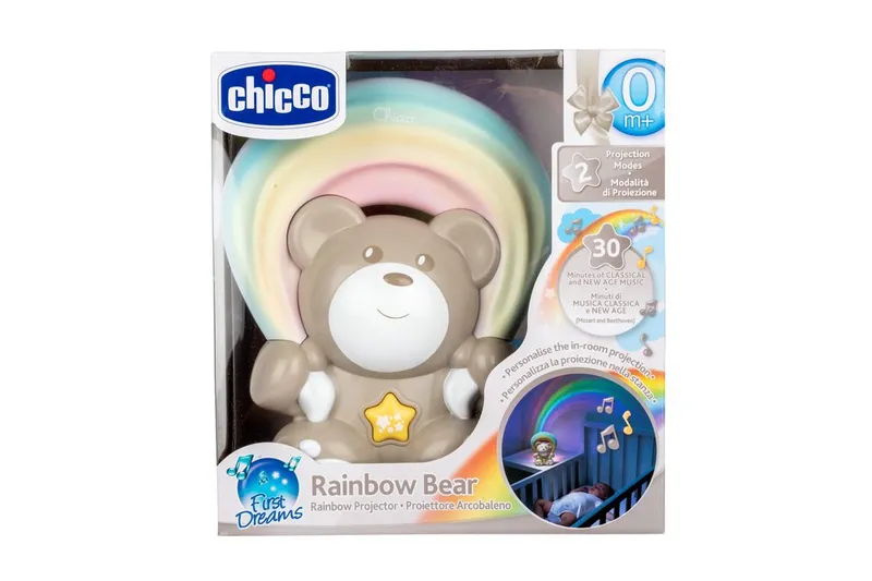 CHICCO 00010474200000 Toy Fd Rainbow Bear Blue