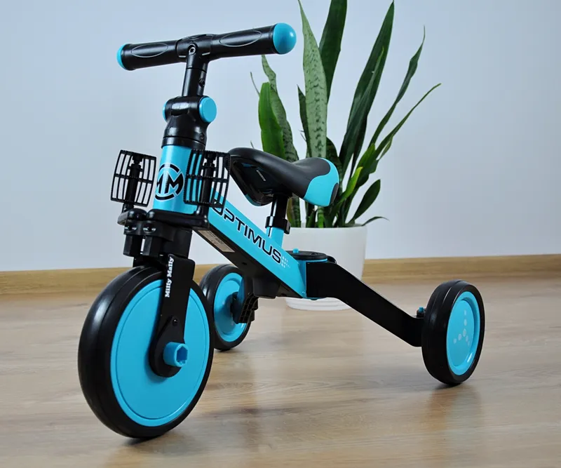 MILLY MALLY Rowerek 3w1 OPTIMUS - Niebieski
