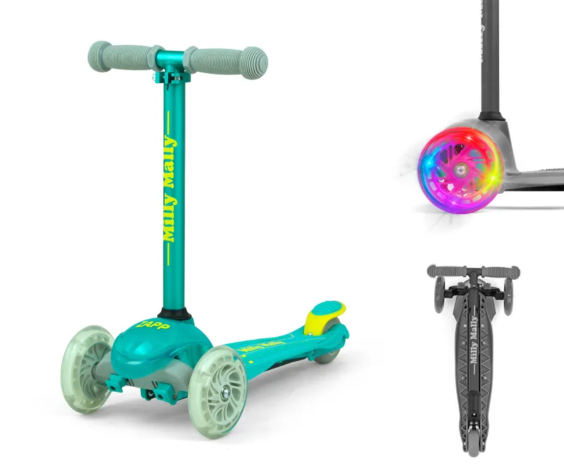 MILLY MALLY Hulajnoga SCOOTER Zapp - Miętowy