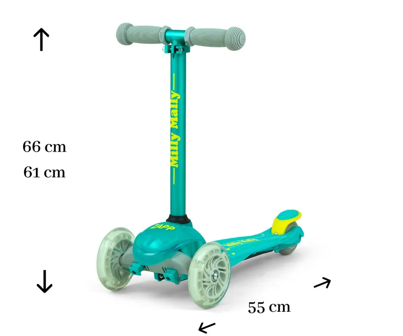 MILLY MALLY Hulajnoga SCOOTER Zapp - Miętowy