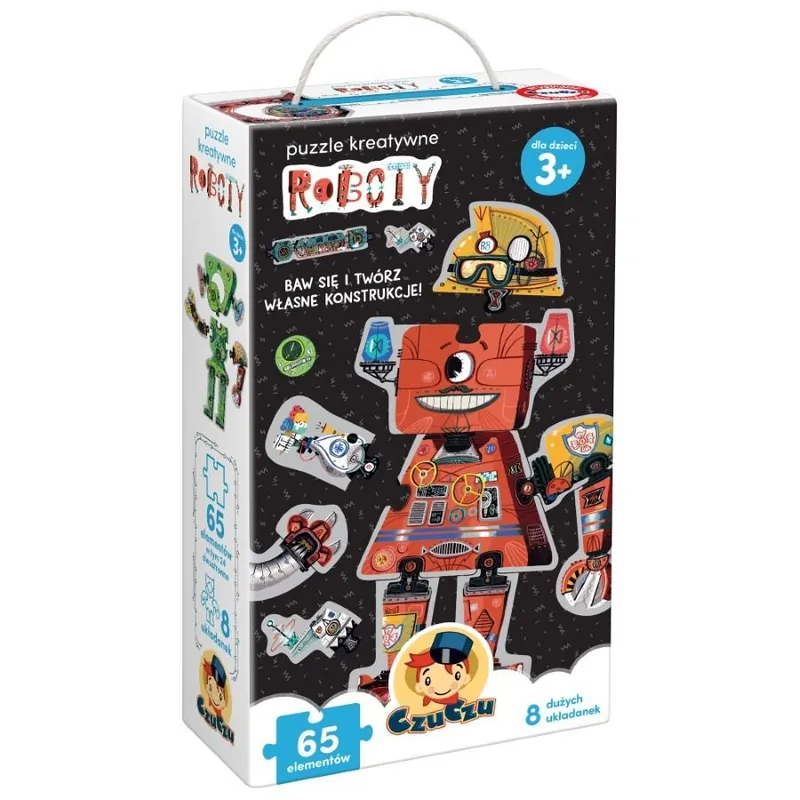 CzuCzu 6843762 Puzzle 65 el. Roboty 3