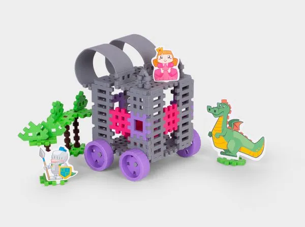 MARIOINEX 903759 Klocki Waffle Mini Księżniczka Mała (Blister)