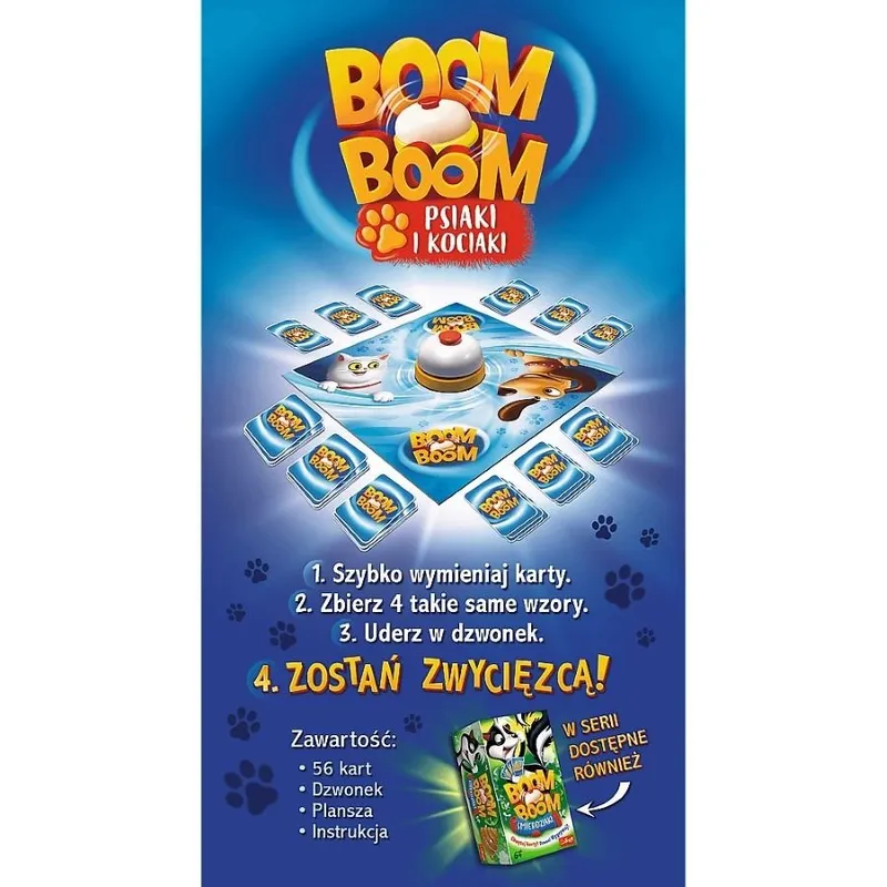 TREFL 01909 Gra Boom Boom Psiaki I Kociaki