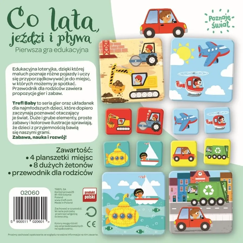 TREFL 02060 Gra Co Lata ,jeździ O Pływa / TREFL Baby