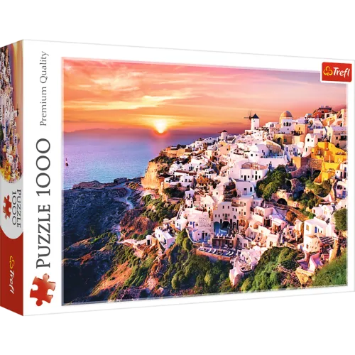 TREFL 10435 Puzzle 1000 Zachód Słońca Nad Santorini