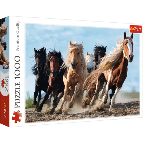 TREFL 10446 Puzzle 1000 Galopujące Konie